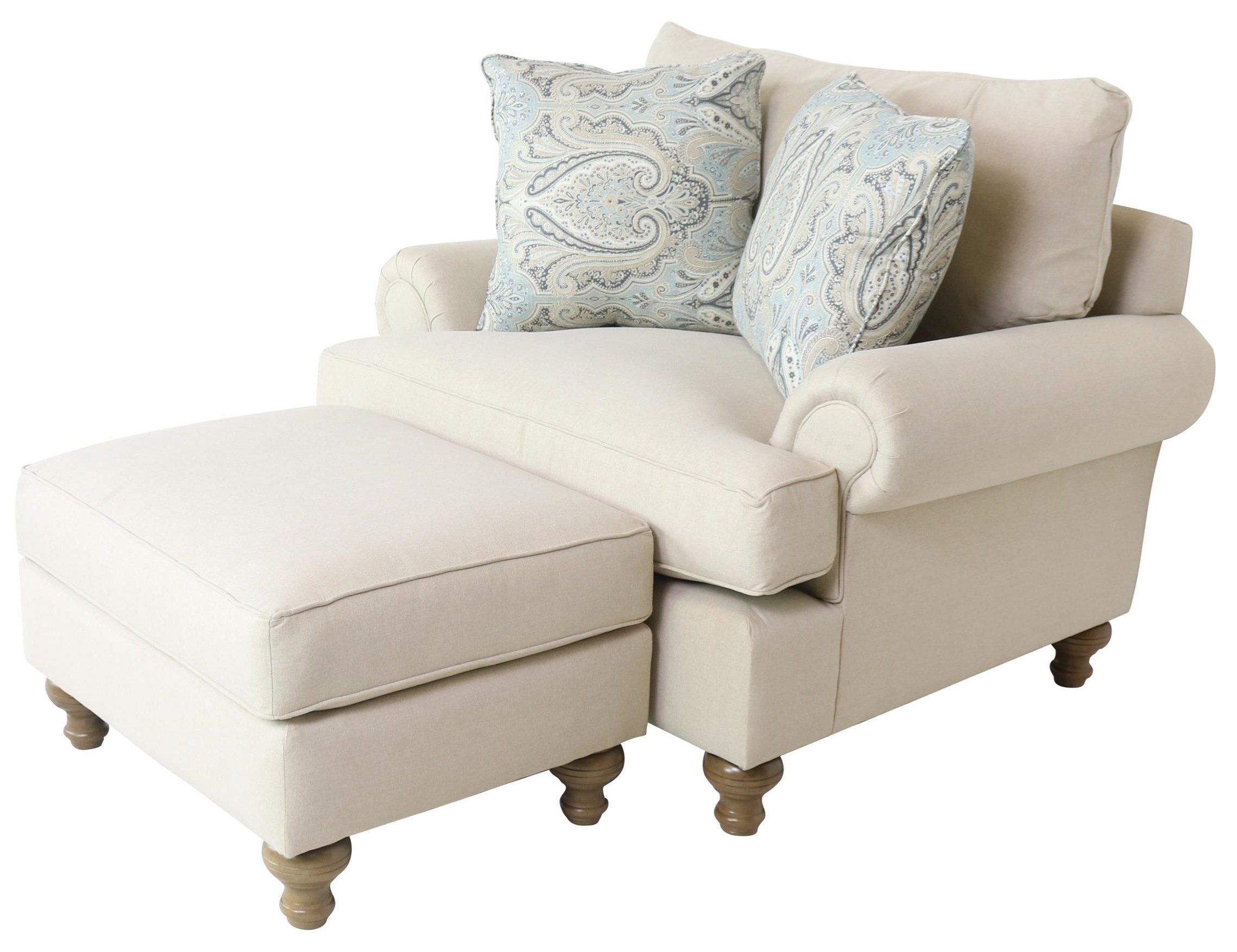 Cozy chair best sale with ottoman